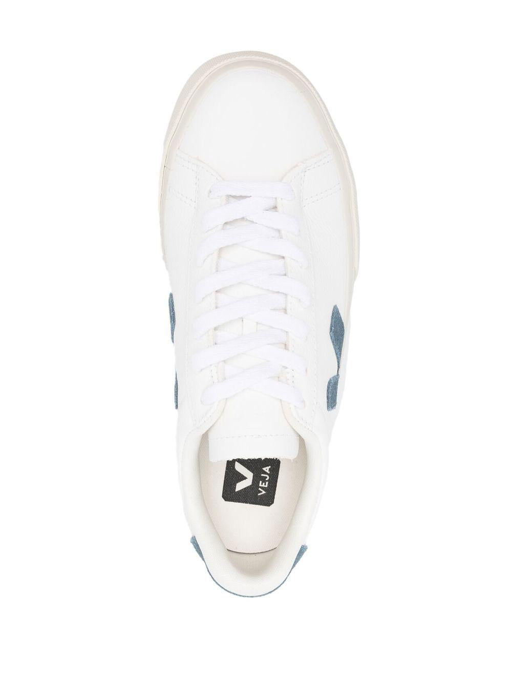 Sneakers basse campo in bianco Veja - donna 