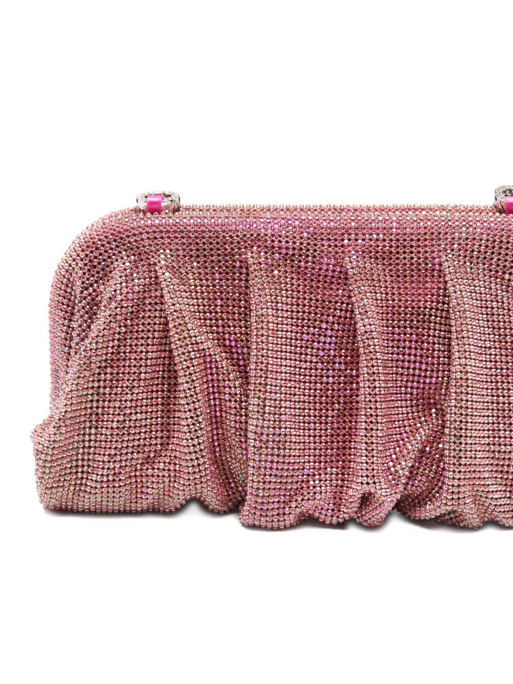 Clutch Venus con cristalli in fucsia Benedetta Bruzziches - donna 