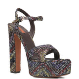 Sandali con tacco alto angela multicolore Missoni - donna 