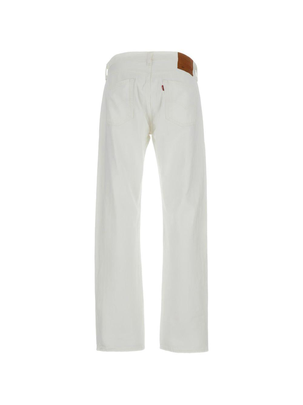 Jeans con bottoni in bianco Levi's - uomo 