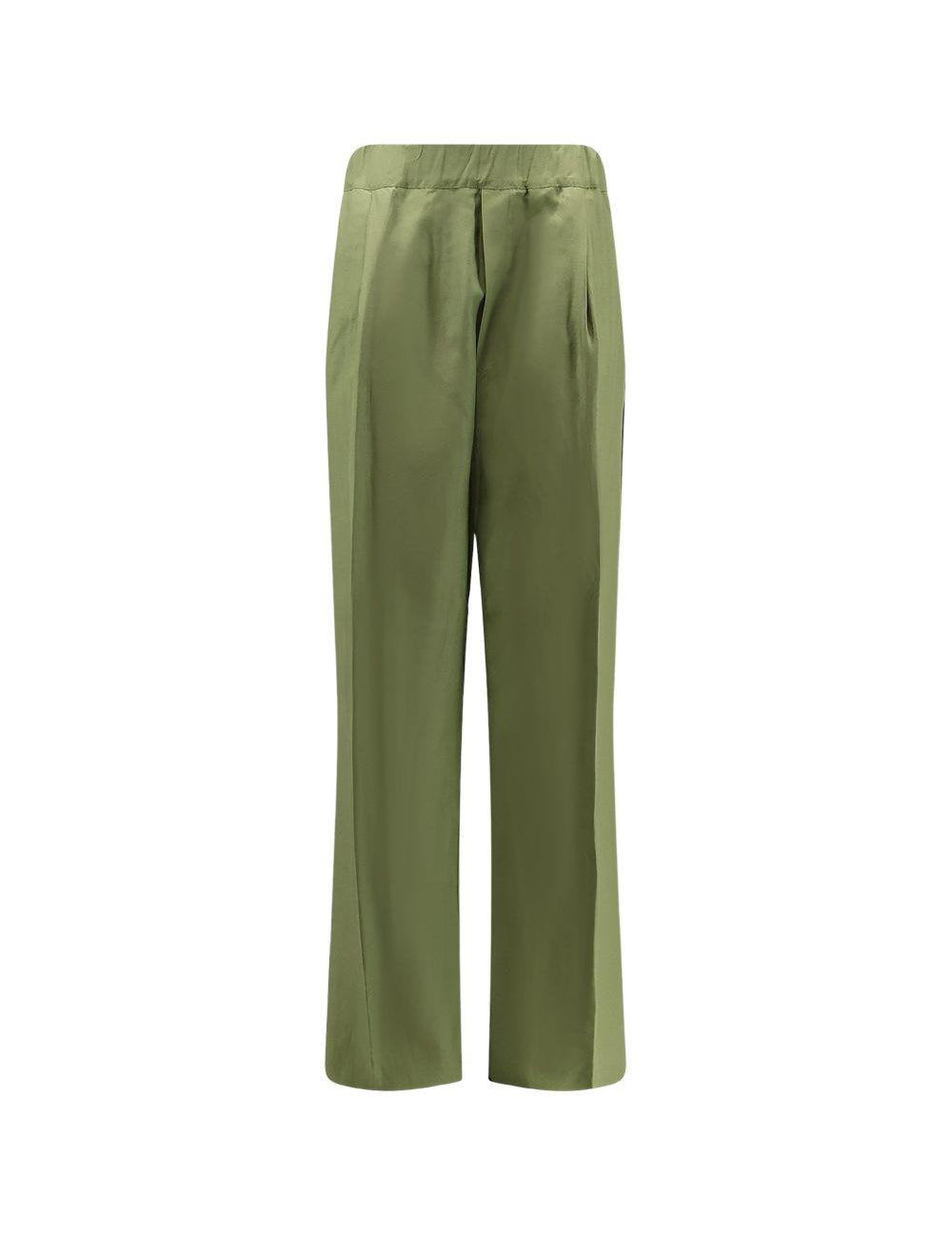 Pantaloni con vita elasticizzata in verde Laneus - uomo 