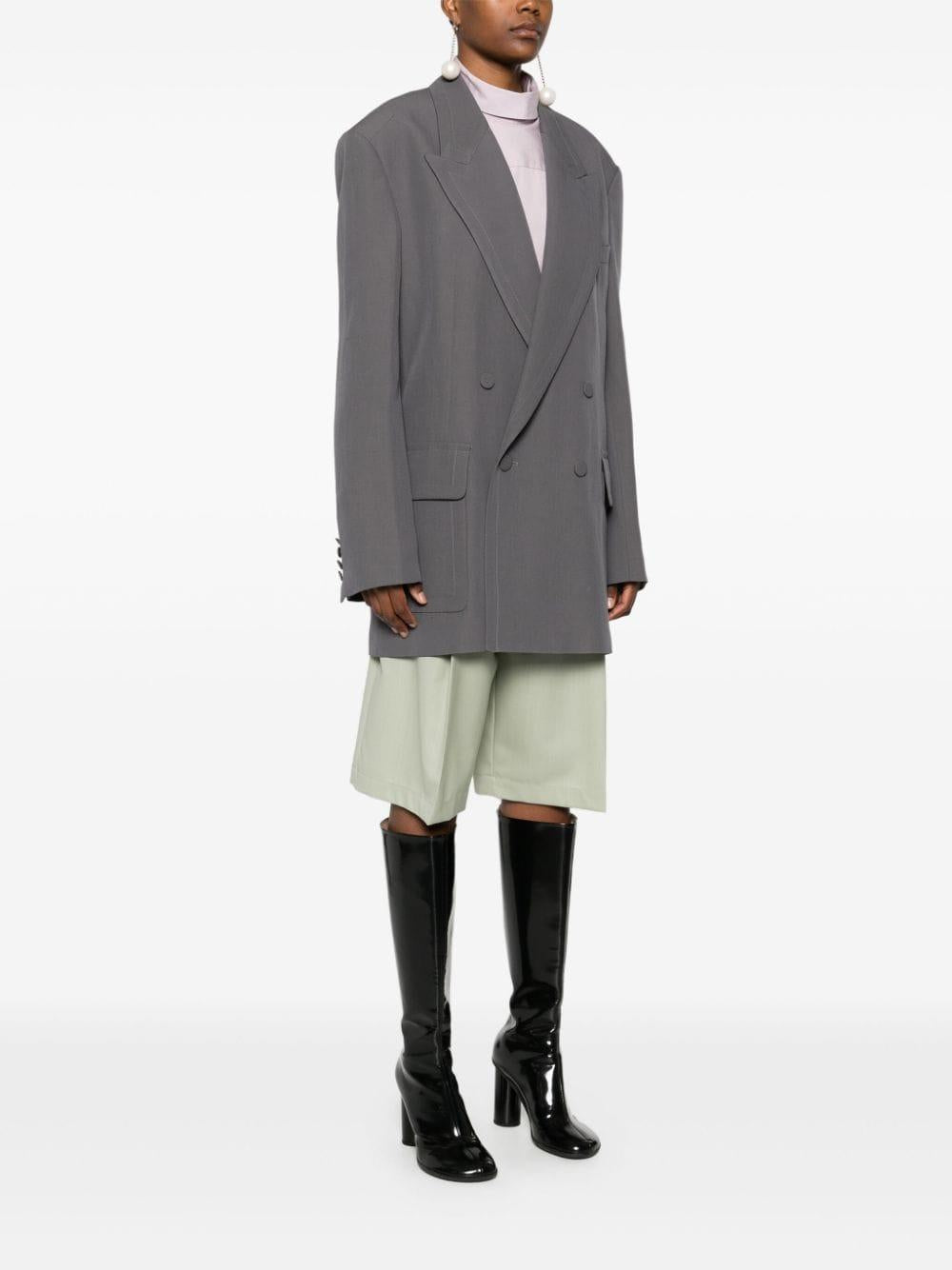 Giacca con cintura bless in grigio Dries van noten - donna 