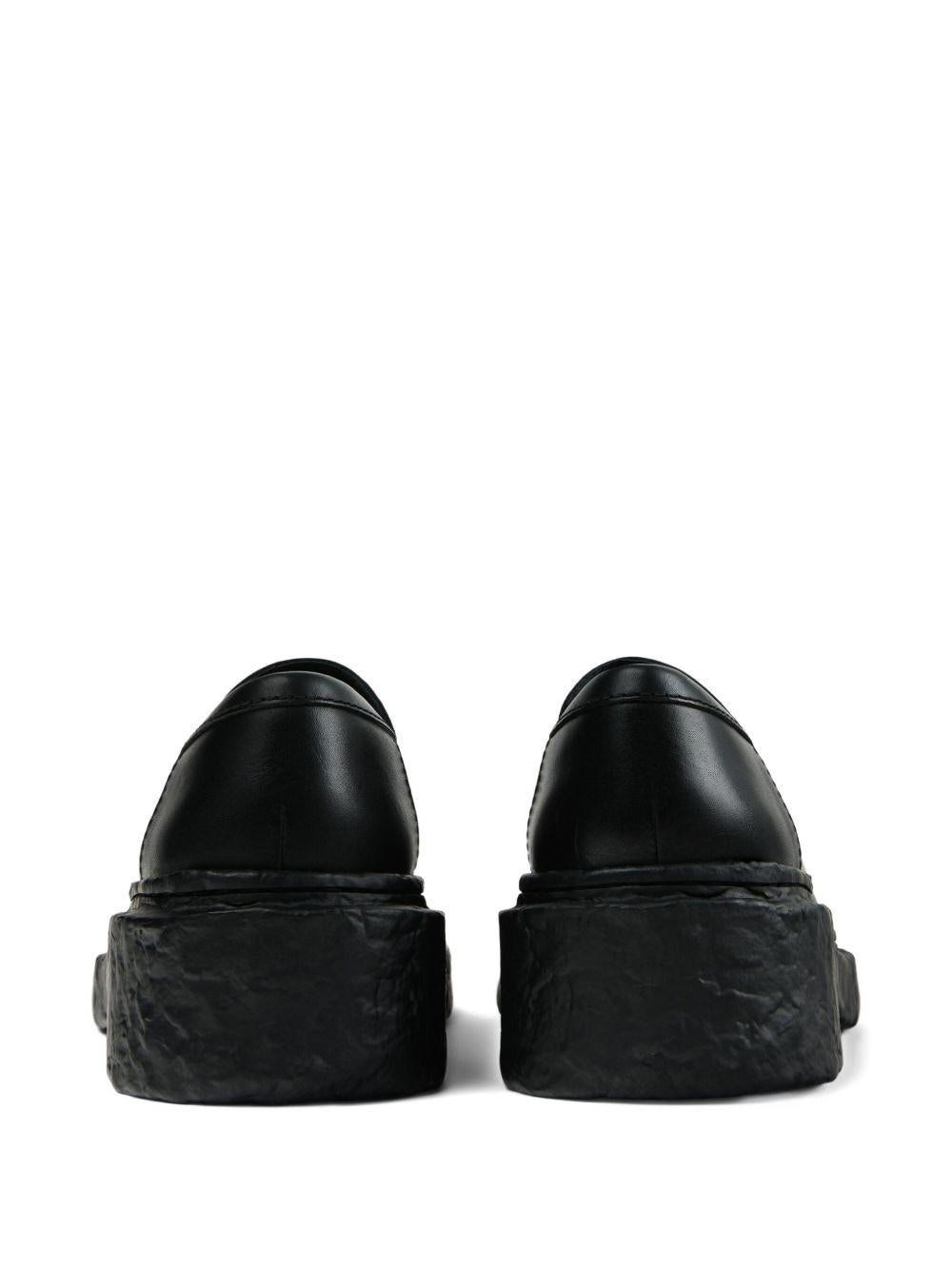 Mocassini con plateau e cinturino in nero Camper lab - uomo 
