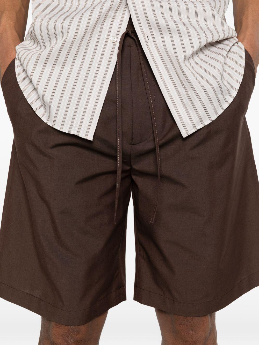 Shorts con coulisse in marrone Grayed - uomo 