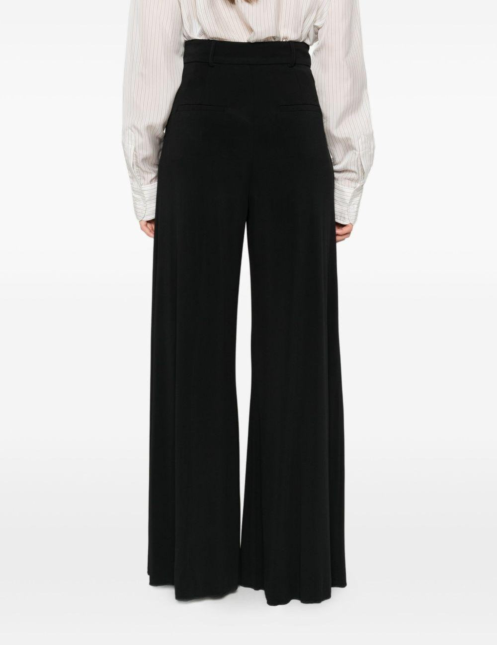 Pantaloni con vita elasticizzata in nero Maxmara - donna 