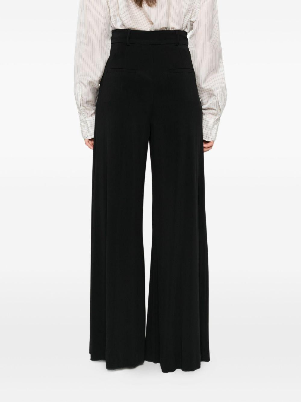 Pantaloni con vita elasticizzata in nero Maxmara - donna 