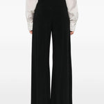Pantaloni con vita elasticizzata in nero Maxmara - donna 