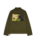 Camicia con grafica in verde Oamc peacemaker - uomo 