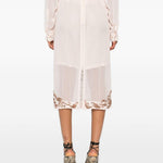 Gonna con cristalli sokna in rosa Dries van noten - donna 