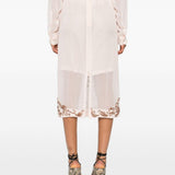 Gonna con cristalli sokna in rosa Dries van noten - donna 