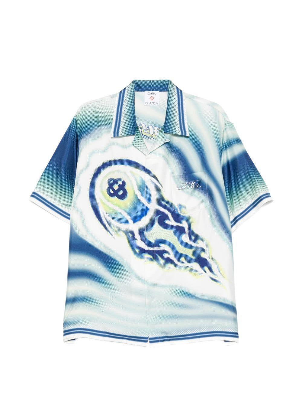 Camicia The Art of the Serve in blu Casablanca - uomo 