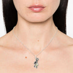 Collana con ciondolo a forma di orso in argento Yvmin - donna 