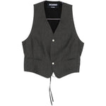 Gilet con bottoni raysan in grigio Jacquemus - uomo 