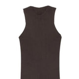 Top a coste in marrone Rick owens - donna 