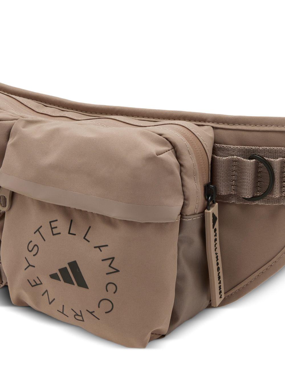 Marsupio con logo in marrone Adidas by stella mc cartney - donna 