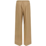Pantaloni in popeline in beige Moncler - donna 
