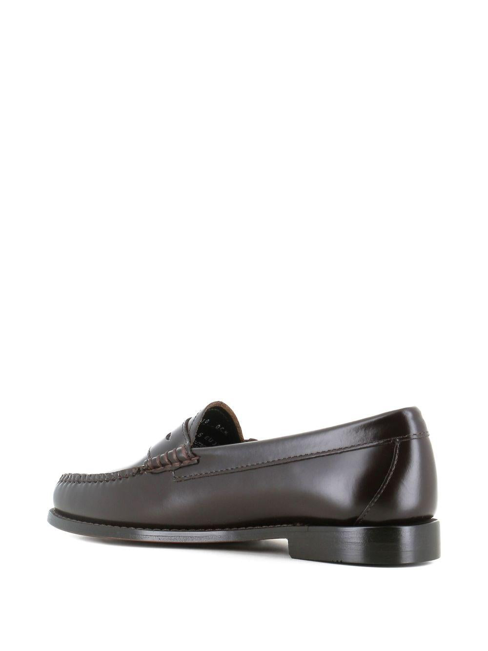 Mocassini in pelle in marrone Gh bass - donna 