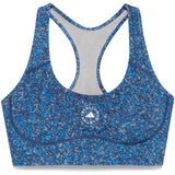 Reggiseno sportivo TruePurpose Power Impact in blu Adidas by stella mc cartney - donna 