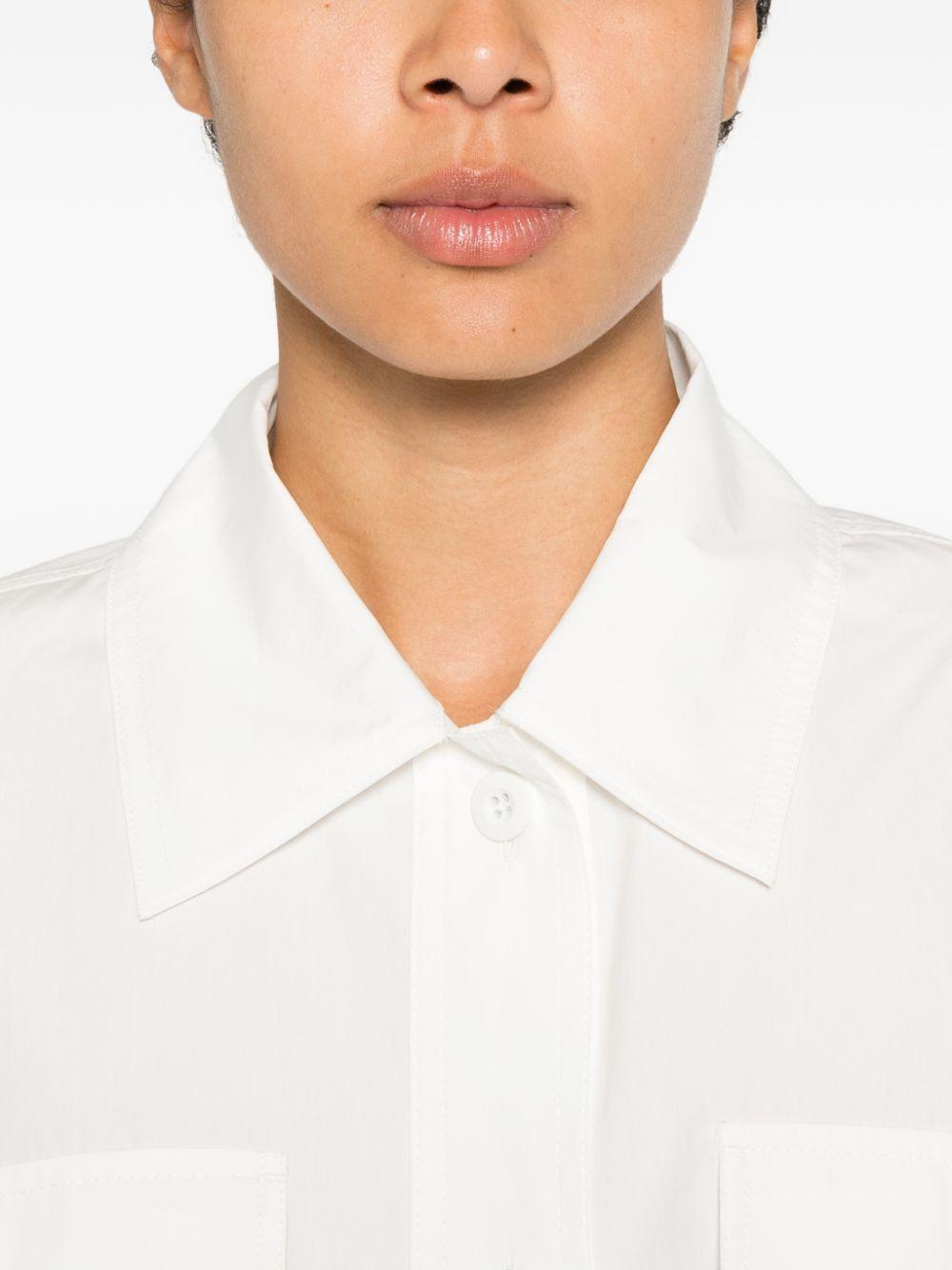 Giacca -camicia con tasche origano in bianco Maxmara weekend - donna 