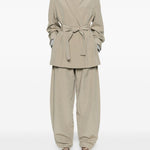 Blazer Come con cintura in verde Soeur - donna 
