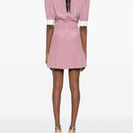 Abito corto con pois in rosa Alessandra Rich - donna 