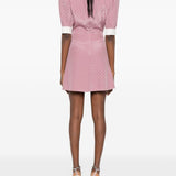 Abito corto con pois in rosa Alessandra Rich - donna 