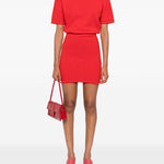 Abito la robe maille castagna in rosso Jacquemus - donna 
