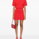 Abito la robe maille castagna in rosso Jacquemus - donna 