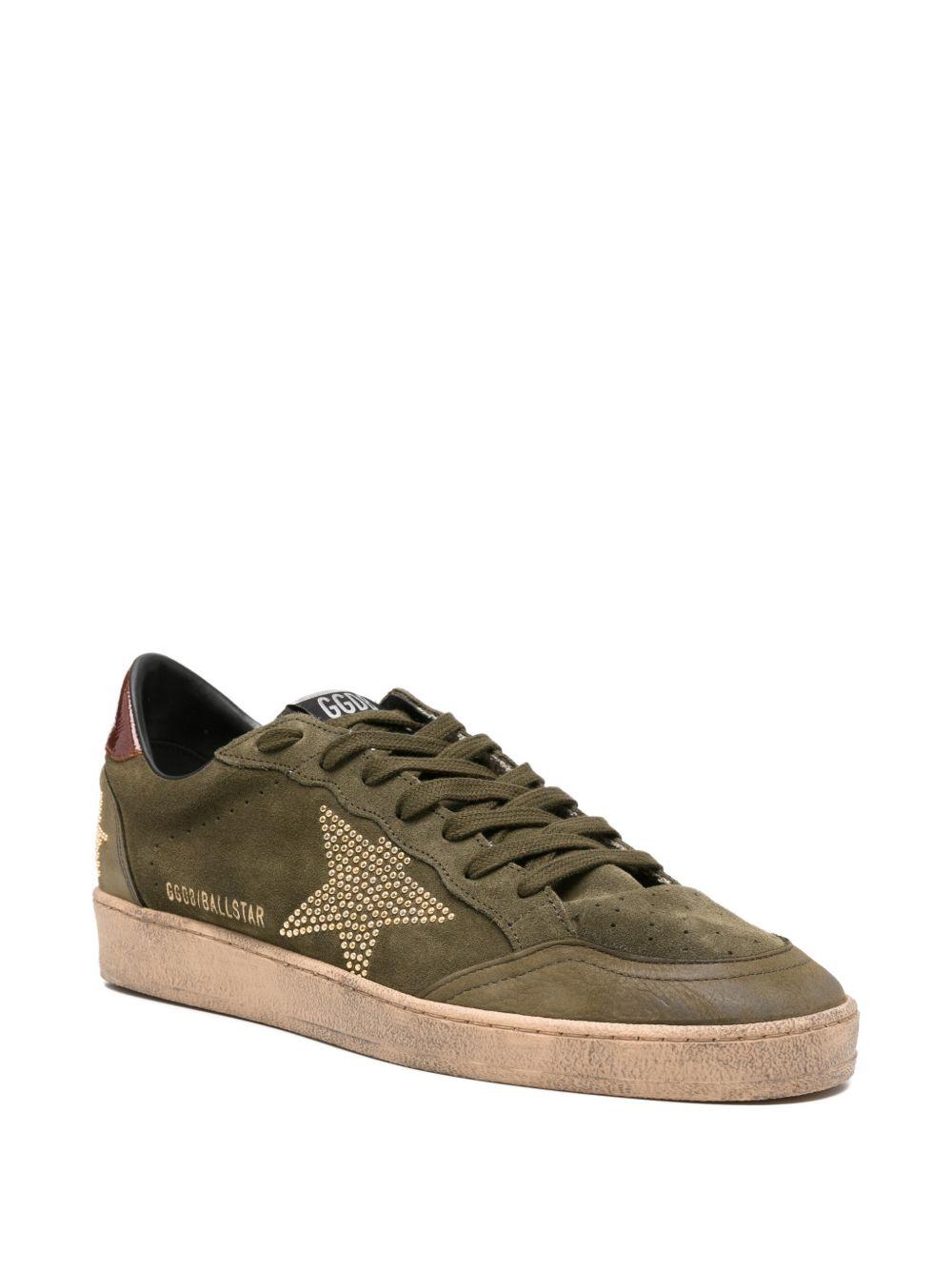 Sneakers ball star  in verde Golden goose - uomo 