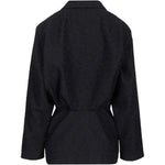 Blazer Esense avvitato con drappeggio in blu navy BLAZÉ MILANO - donna 