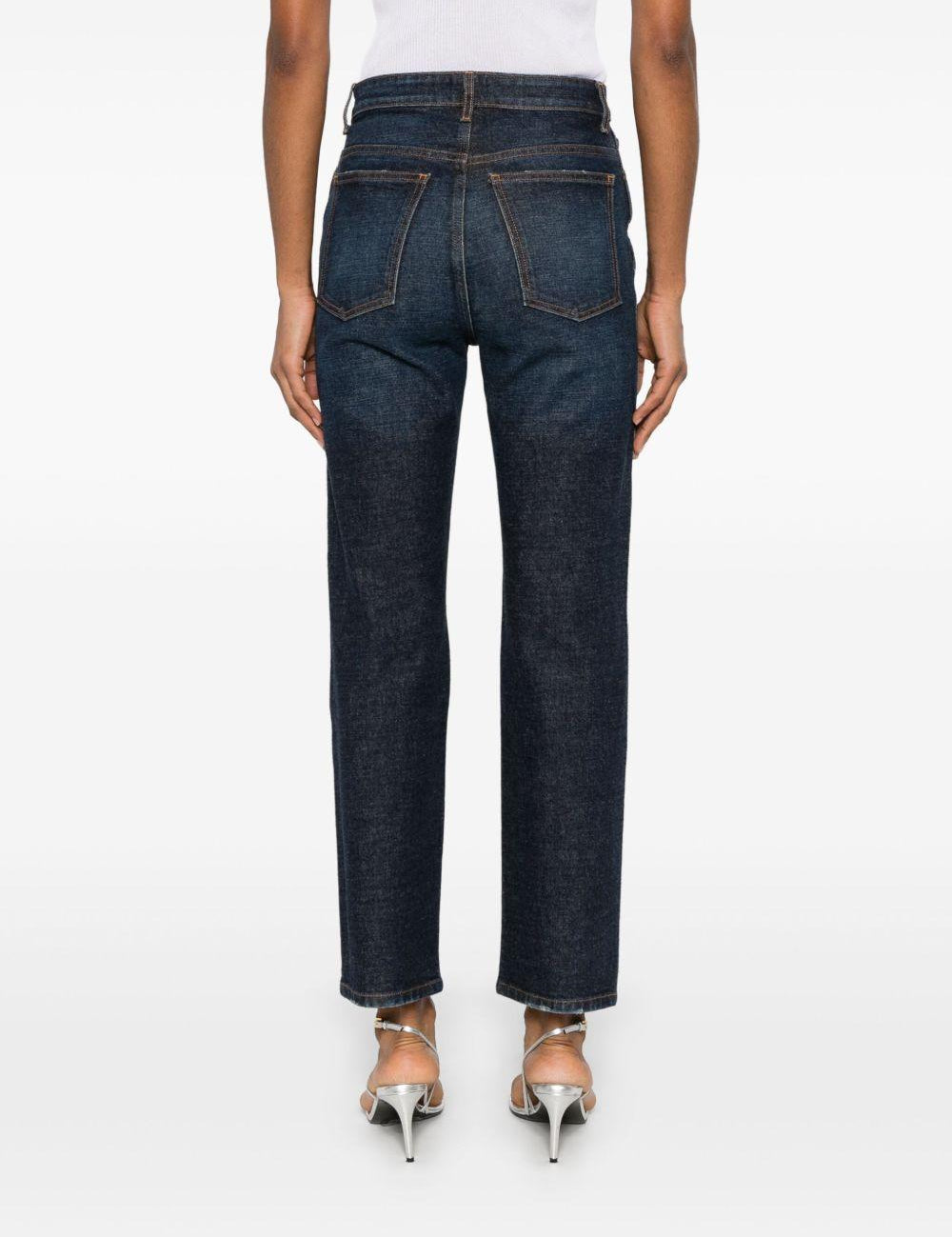 Jeans dritti Abigail in blu Khaite - donna 