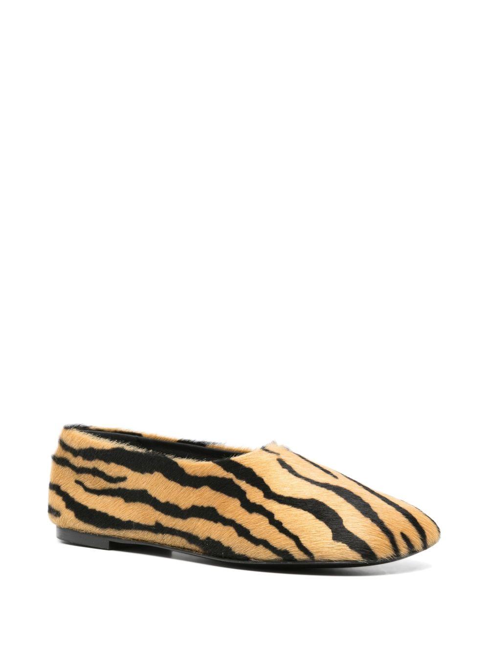 Ballerine glove con stampa animalier in marrone Proenza schouler - donna 