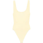 Costume da bagno con scollo quadrato in giallo pastello Hunza g - donna 