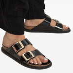 Ciabatte arizona in nero Birkenstock - donna 