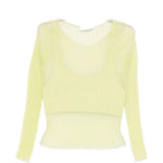 Top a maniche lunghe in giallo Simkhai - donna 