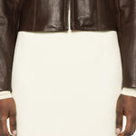 Gonna midi a vita alta in beige Wardrobe.Nyc - donna 