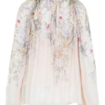 Blusa Rebellion con stampa in avorio Zimmermann - donna 
