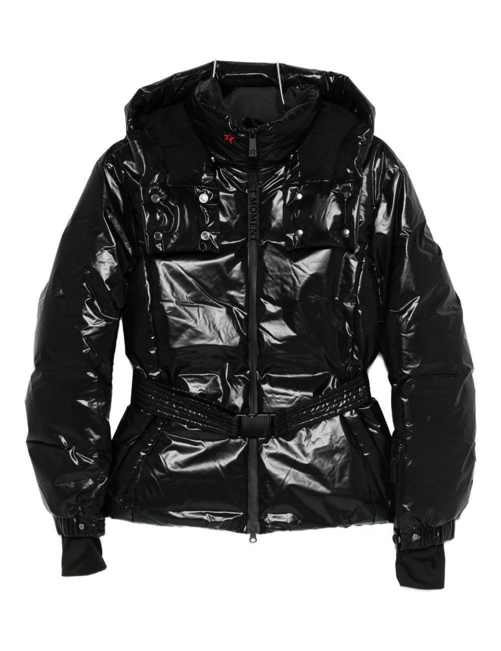 Bomber con cappuccio in nero Perfect moment - donna 