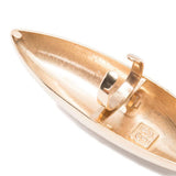 Anello regolabile con logo in oro Magda butrym - donna 