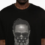 T-shirt con stampa in nero Ih nom uh nit - uomo 