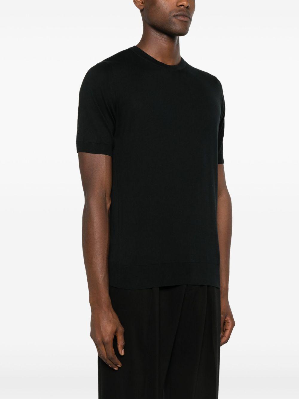 T-shirt Kempton in nero John smedley - uomo 