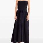Copricostume lungo a fascia in nero Oda Eres - donna 