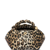 Borsa a mano bou small con stampa animalier Ganni - donna 