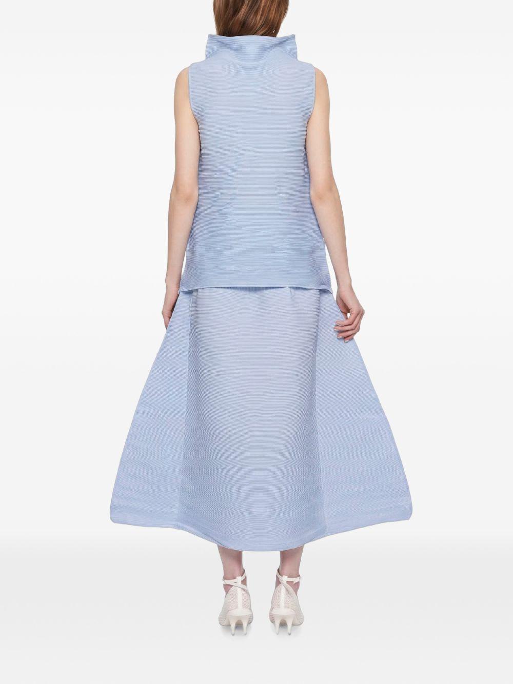 Top a collo alto in celeste Melitta Baumeister - donna 