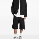 Pantaloncini con cintura e tasche con zip in nero Oamc peacemaker - uomo 