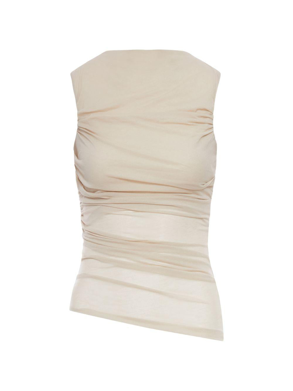 Top drapeggiato Irina in beige Soeur - donna 