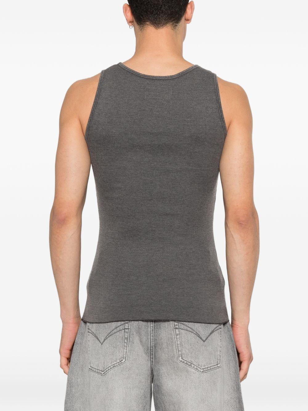 Top a costine in grigio Erl - unisex 