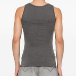 Top a costine in grigio Erl - unisex 