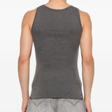 Top a costine in grigio Erl - unisex 