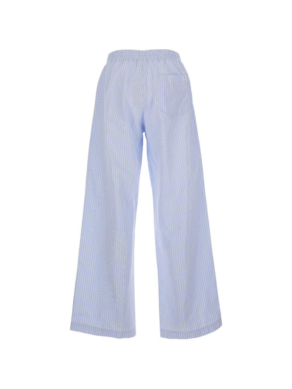 Pantaloni con vita elasticizzata in celeste A.P.C. - uomo 